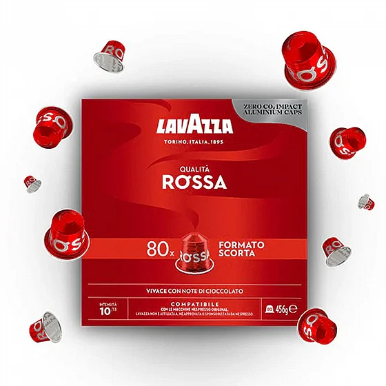 80 ������� ������  ���� Lavazza Qualit? Rossa �������